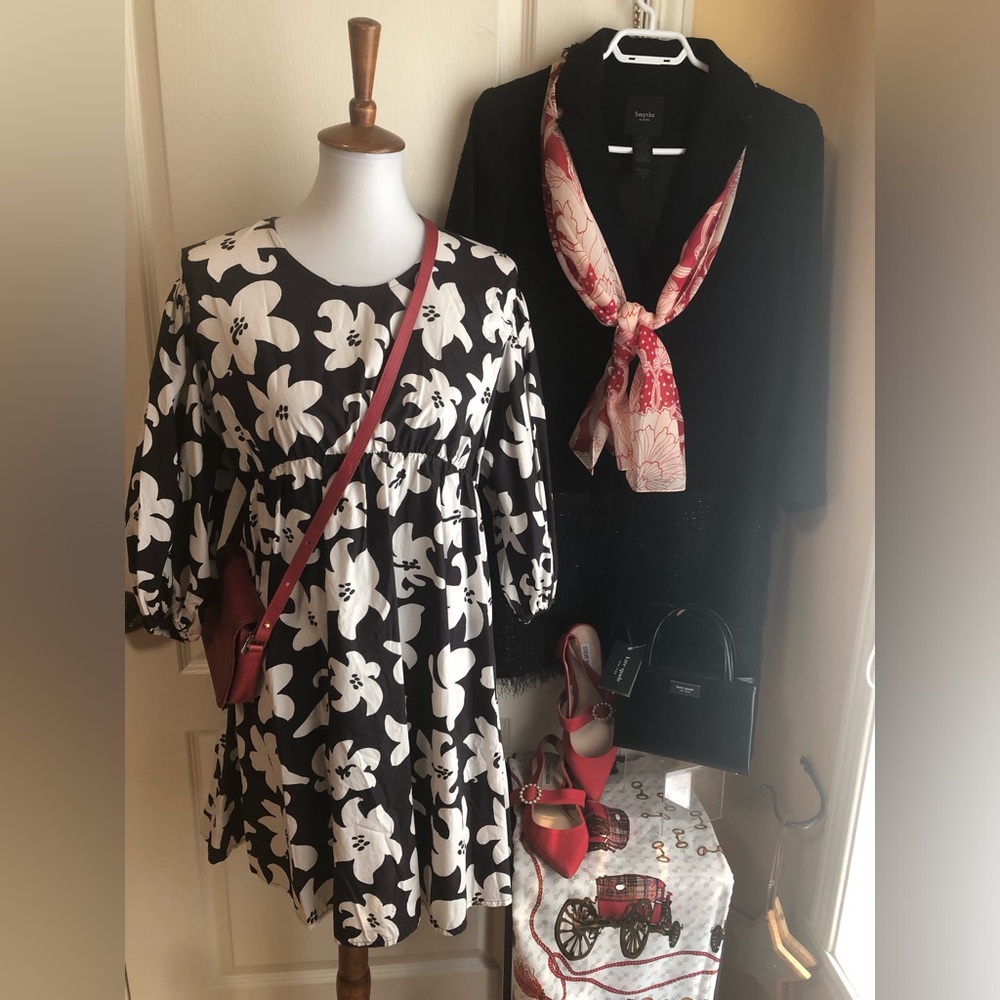 Marimekko Floral Dress Geira Villinarsissi